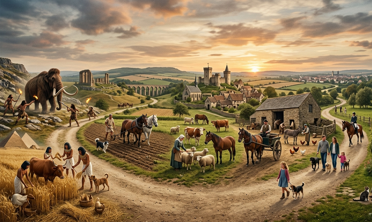 Zwierzęta i ludzie – relacje  na przestrzeni dziejów