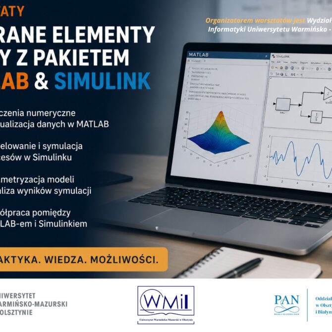 Warsztaty „Wybrane elementy pracy z pakietem MATLAB & Simulink